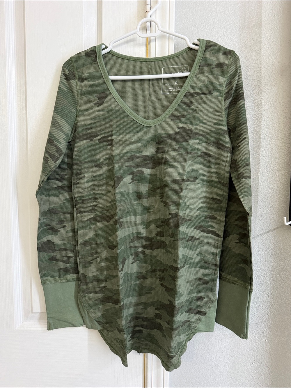 We The Free Camo Longsleeve Top